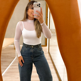 Regata e Blusa Tule