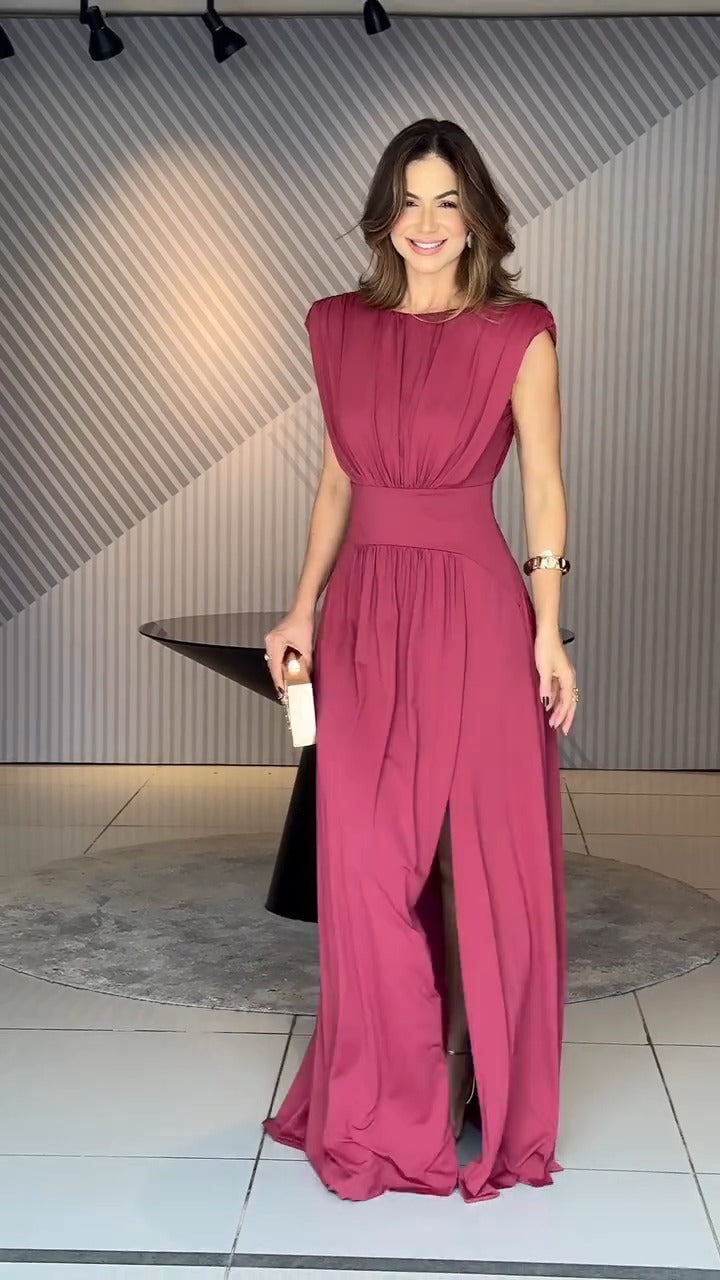 Vestido Lizzy Rosa Canelado