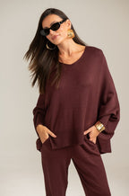 Conjunto Tricot capa e calça Jogger