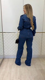 Conjunto Jeans Pantalona Detroit