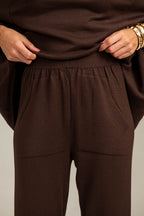 Conjunto Tricot capa e calça Jogger