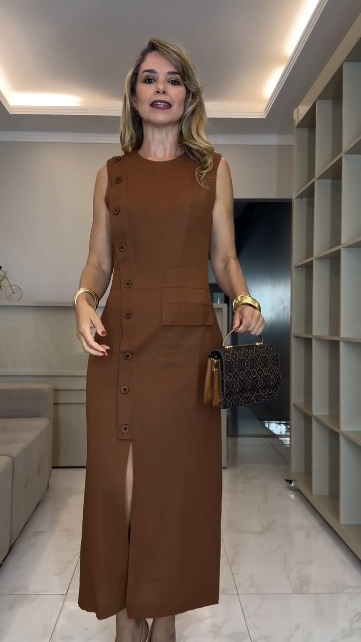 Vestido Midi Núbia