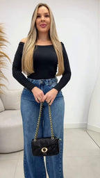 Calças wide Leg NXO